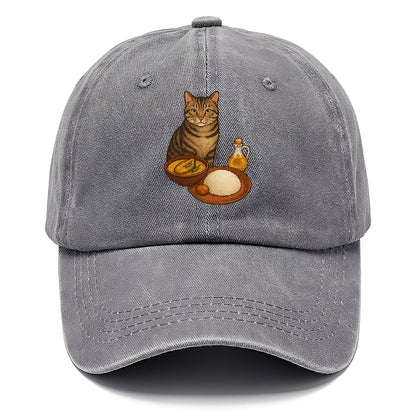 bengali-fish-curry-cat-charm Hat