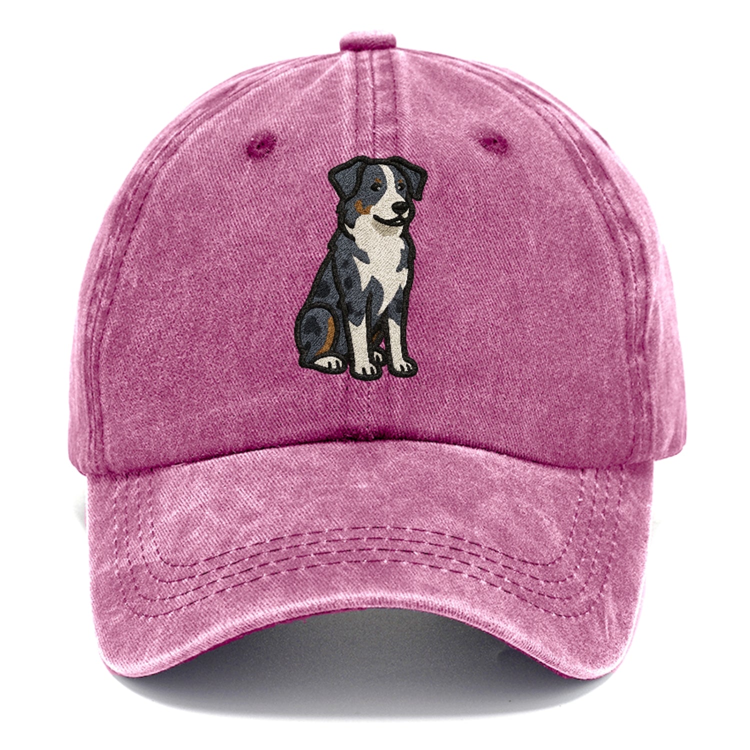 australian-shepherd-blue-merle-vibrant-spirit Hat