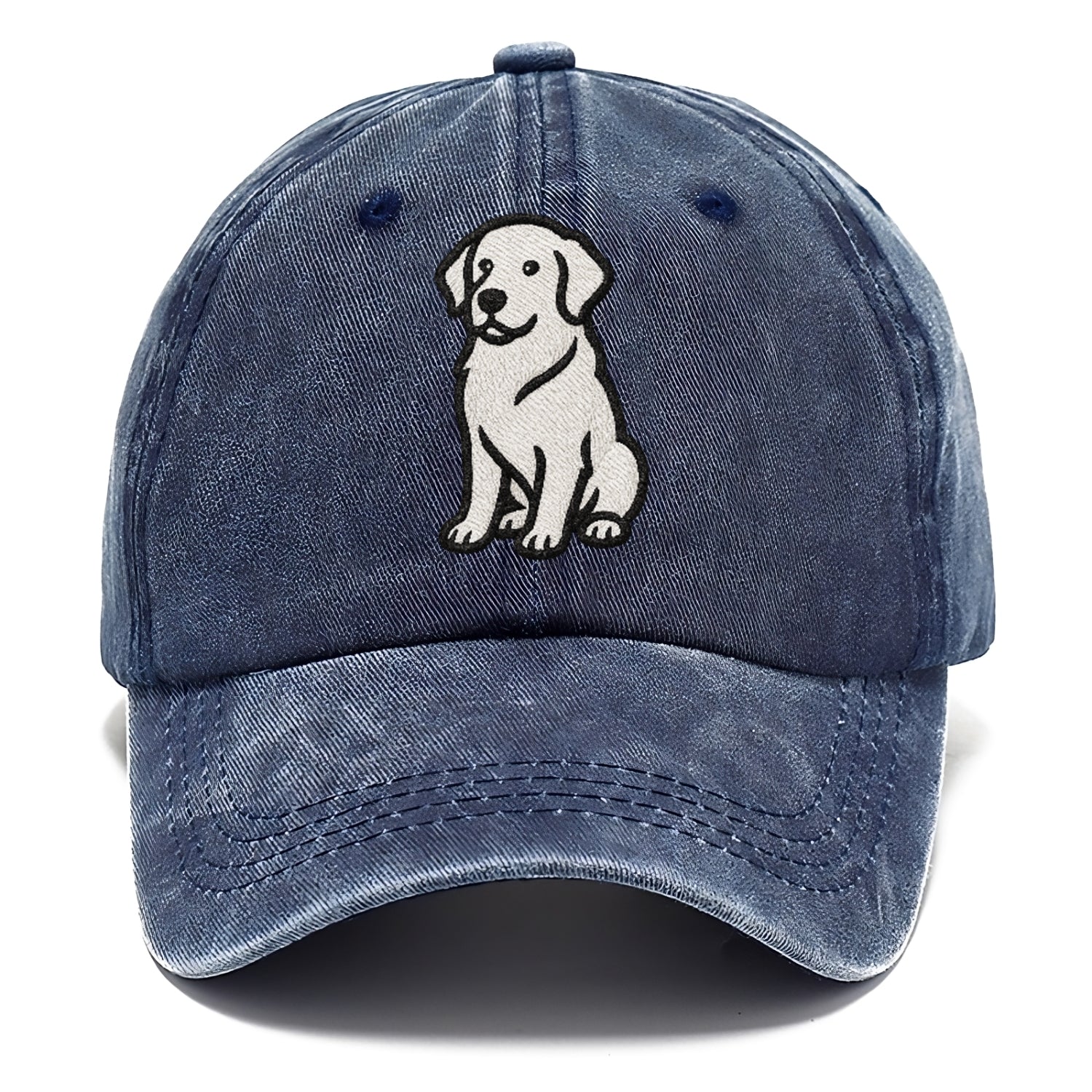 golden-retriever-curious-charm Hat