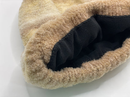 Gorro de punto polar cálido para exteriores con degradado de Pandaize: elegante y versátil.