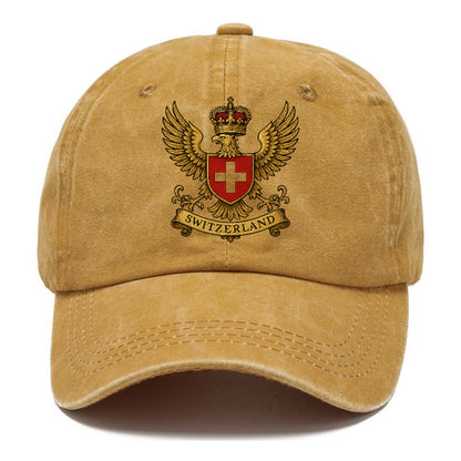 switzerland eagle logo Hat