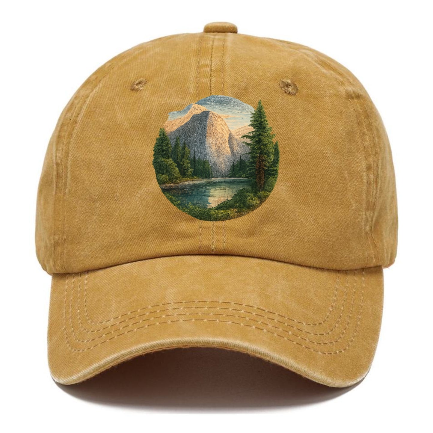 mountain lake serenity Hat
