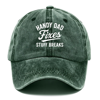 handy dad fixes breaks Hat