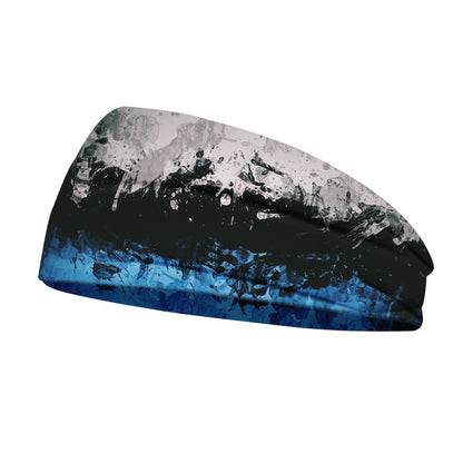 Diadema deportiva unisex con estampado de Pandaize para exteriores: banda elástica para yoga que absorbe el sudor
