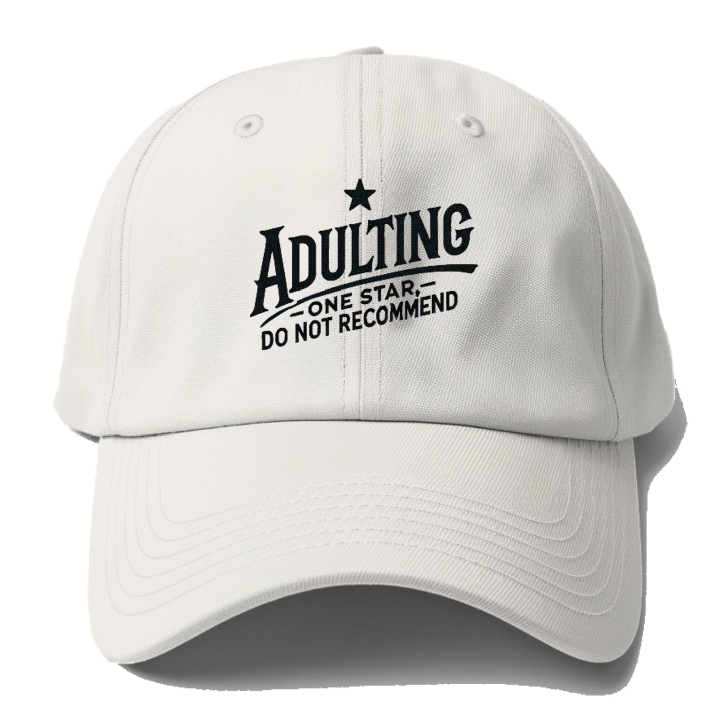 adulting one star do not recommend Hat