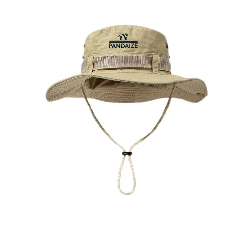 Pandaize Western Cowboy Hat – Adjustable Wide Brim Fishing Hat for Summer Sun Protection, Outdoor Adventures, and Hiking