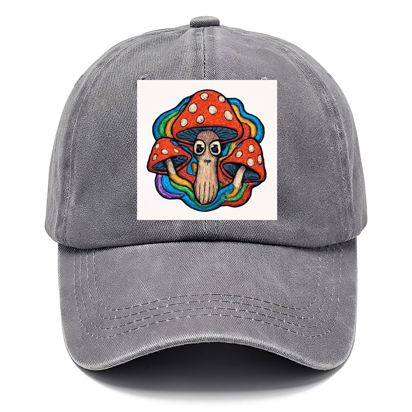 trippy mushrooms with psychedelic aura Hat