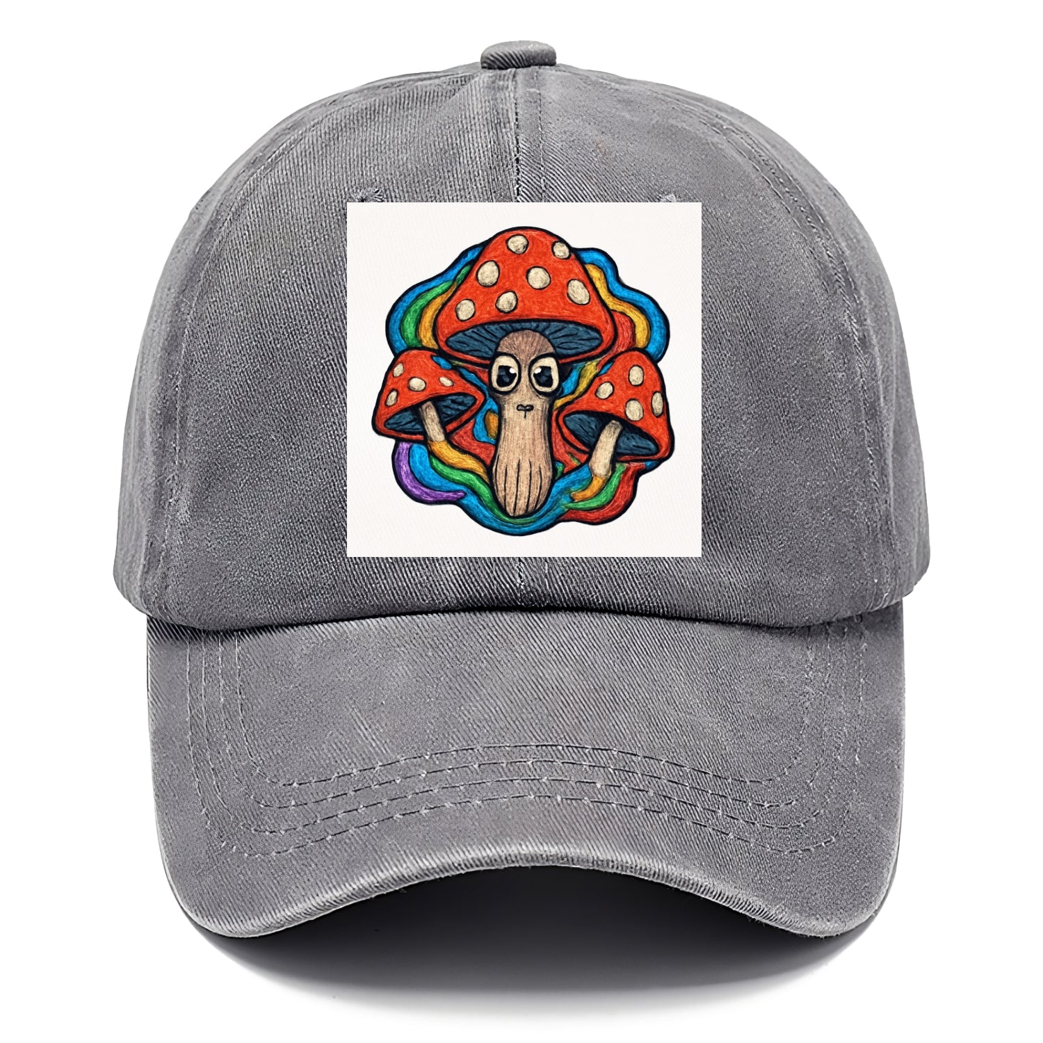 trippy mushrooms with psychedelic aura Hat