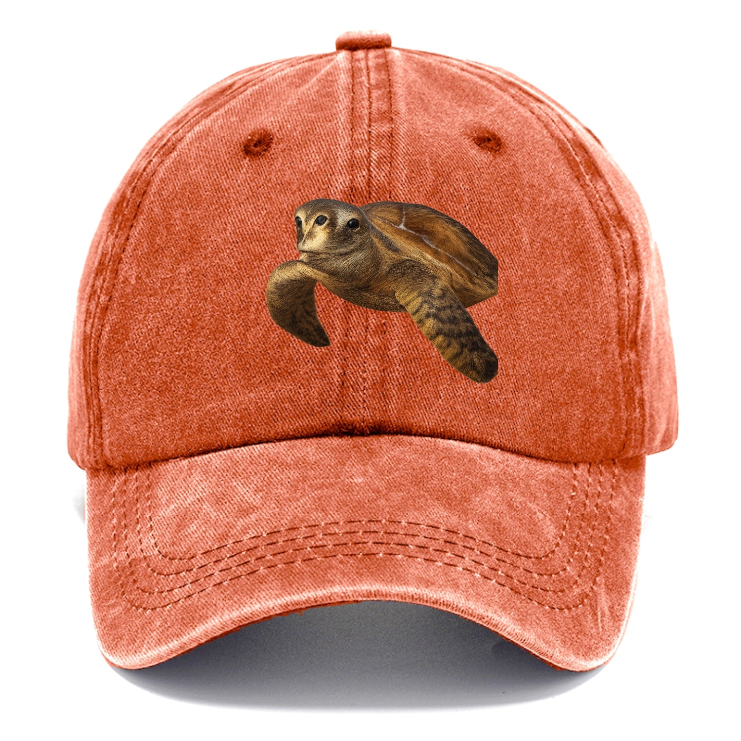 sea turtle portrait design Hat