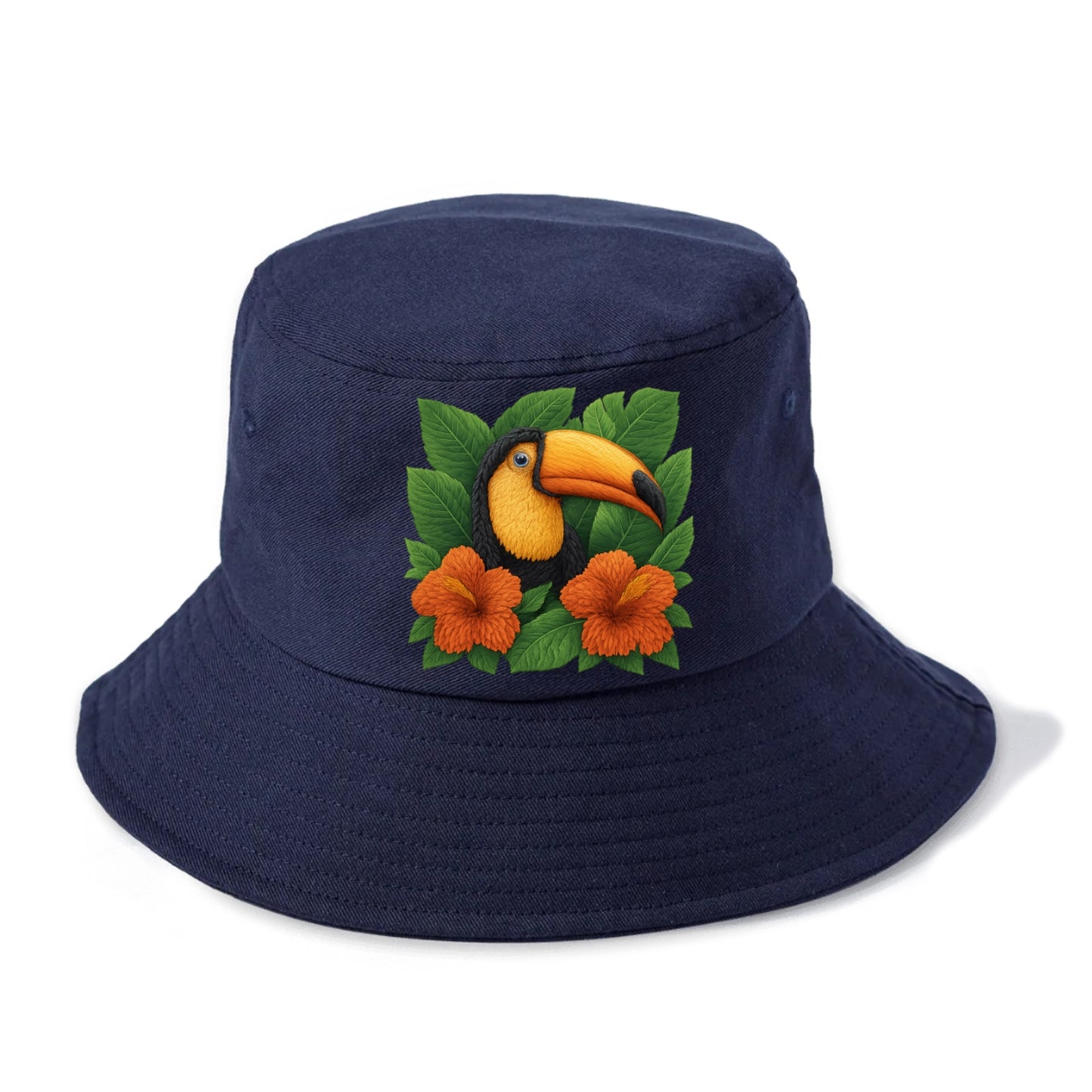 tropical paradise toucan bloom Hat