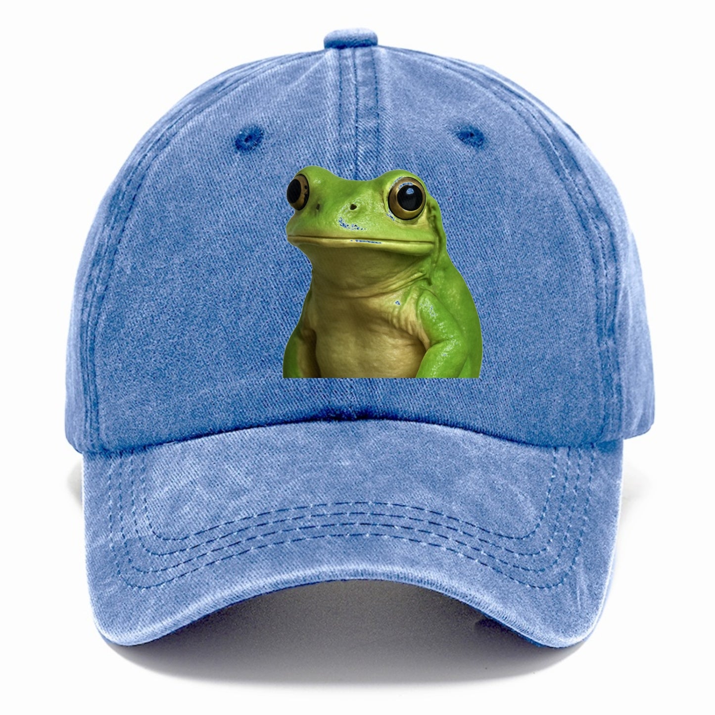 frog portrait design Hat