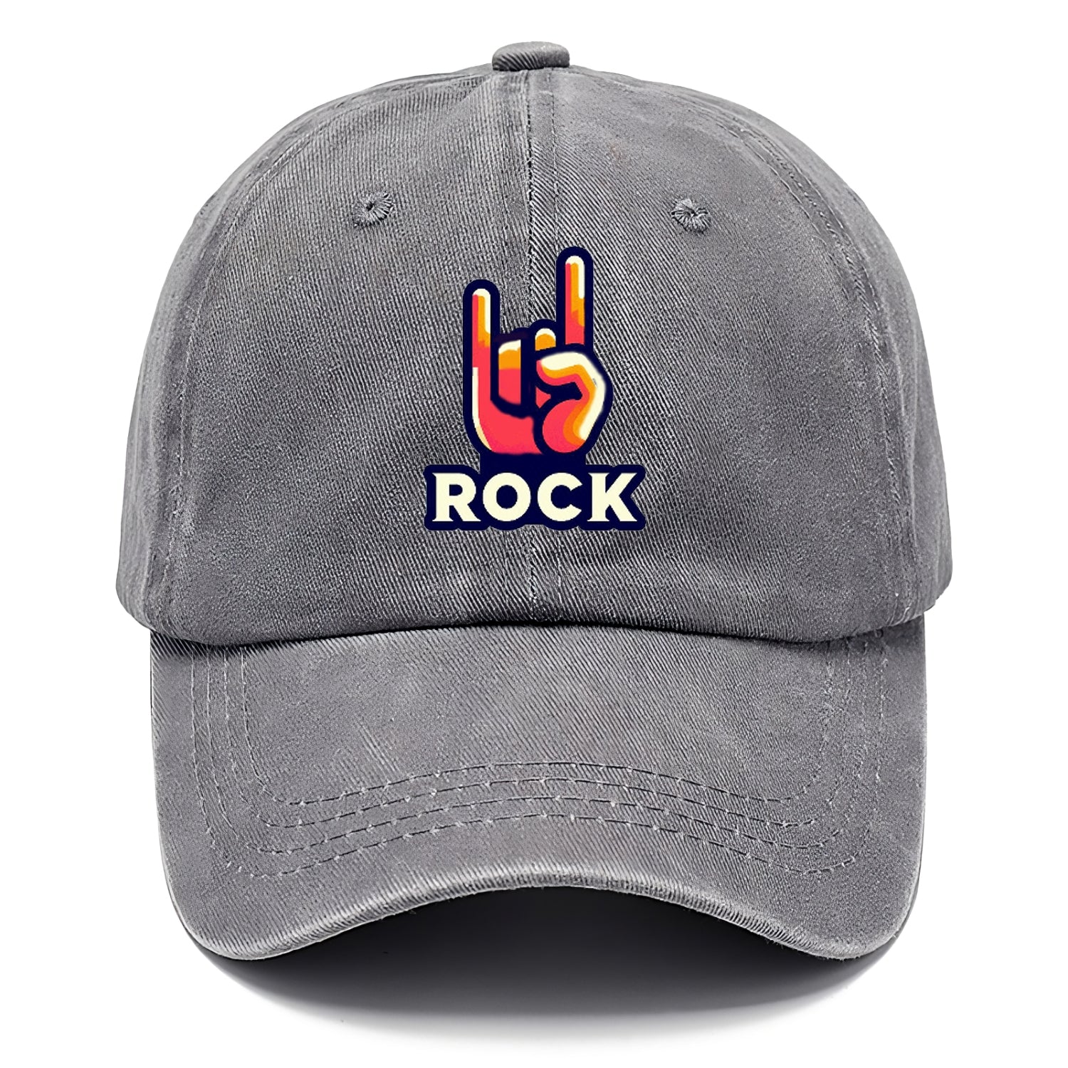 hand horn rock 2 Hat