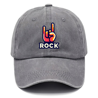 hand horn rock 2 Hat