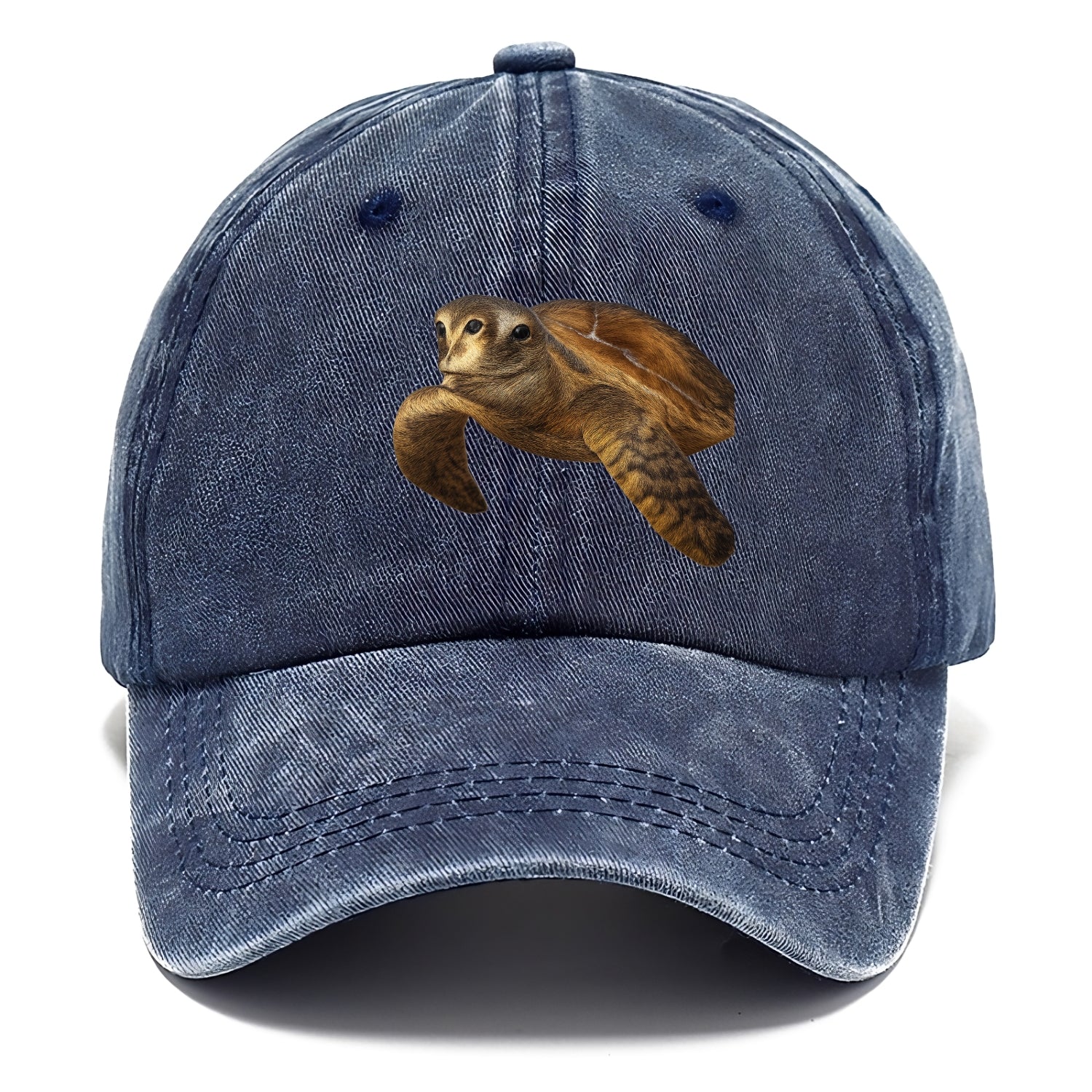 sea turtle portrait design Hat