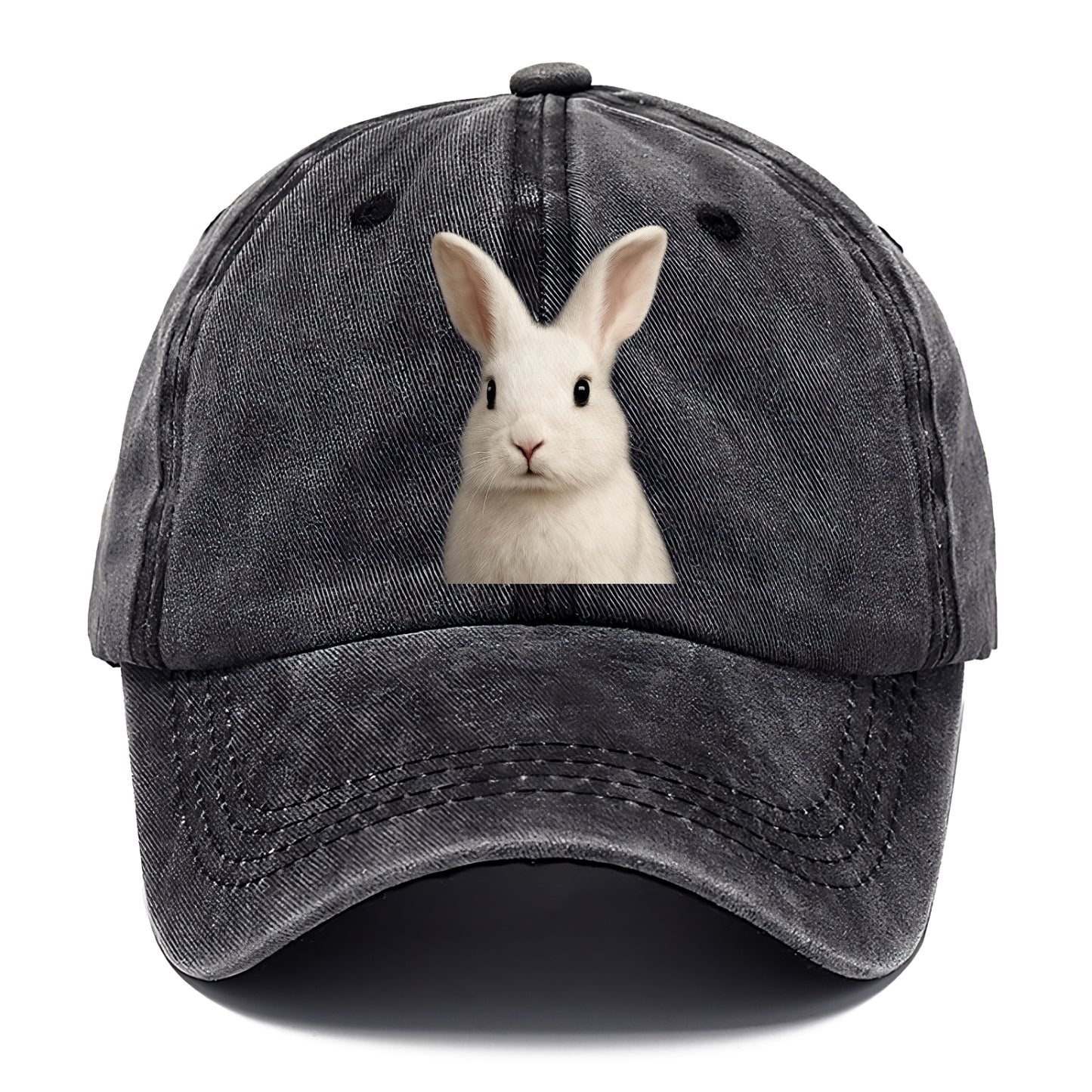 rabbit portrait design Hat