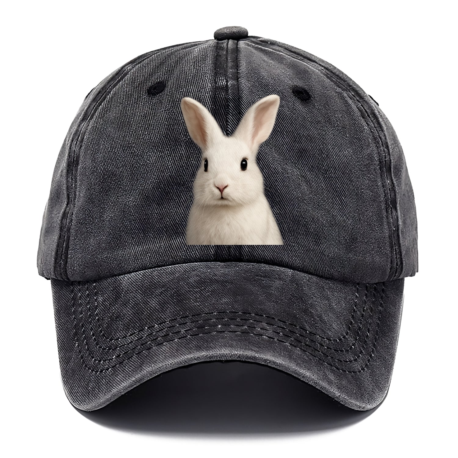 rabbit portrait design Hat