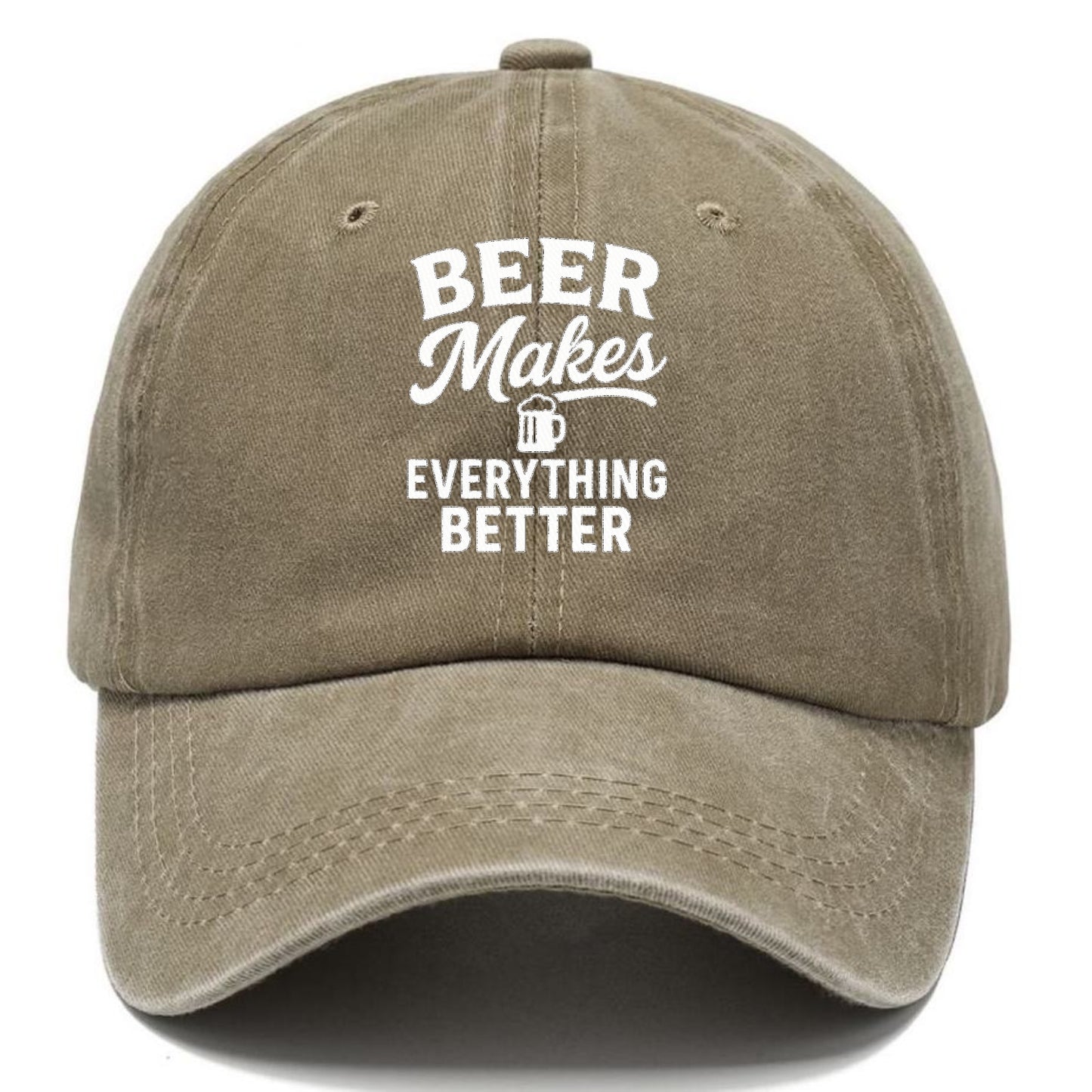 brewed serenity better with beer Hat