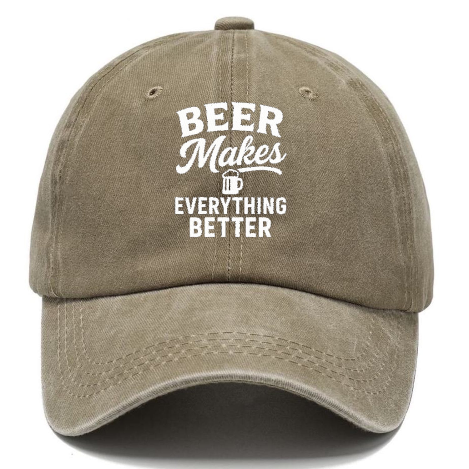 brewed serenity better with beer Hat