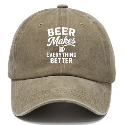 brewed serenity better with beer Hat
