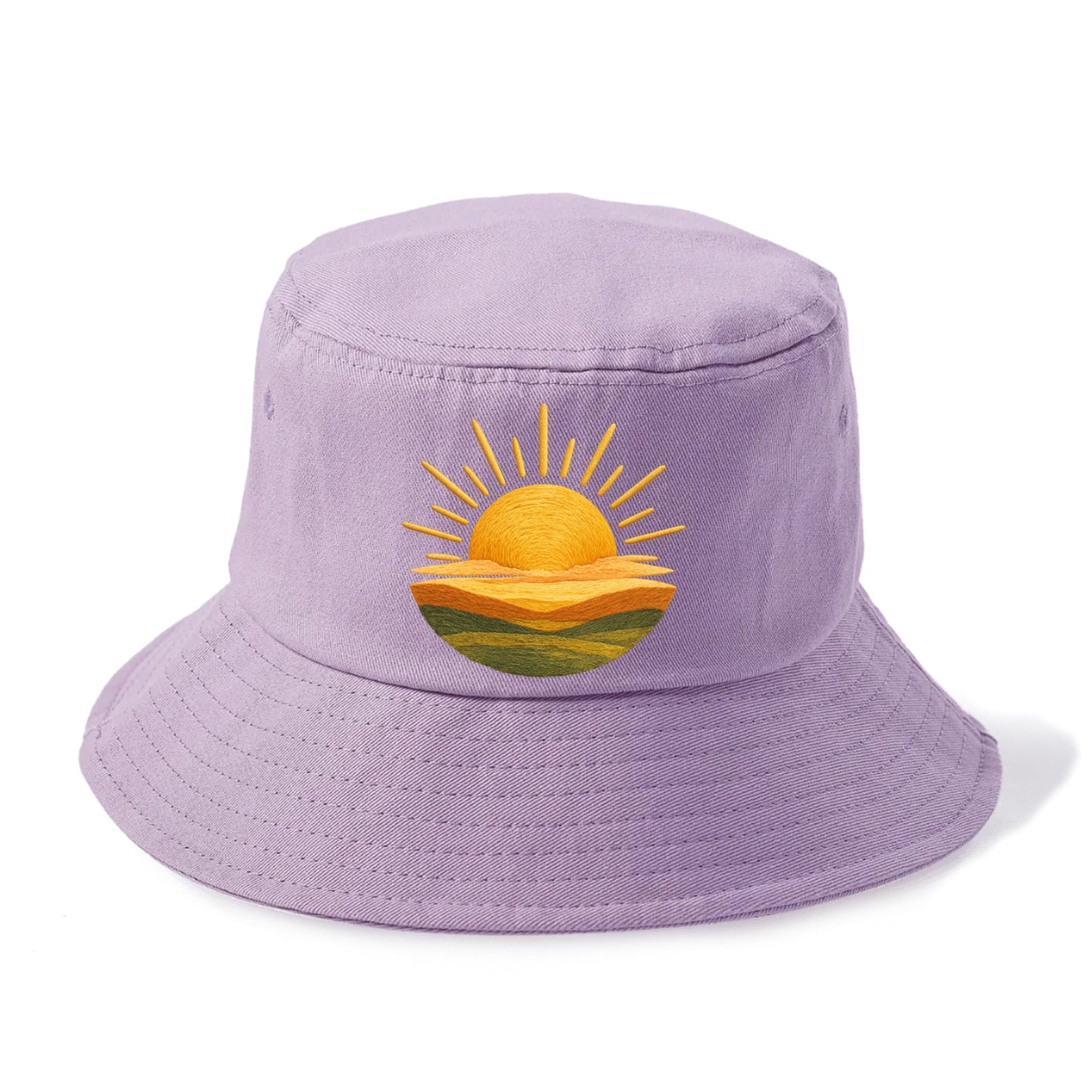 golden sunrise horizon Hat