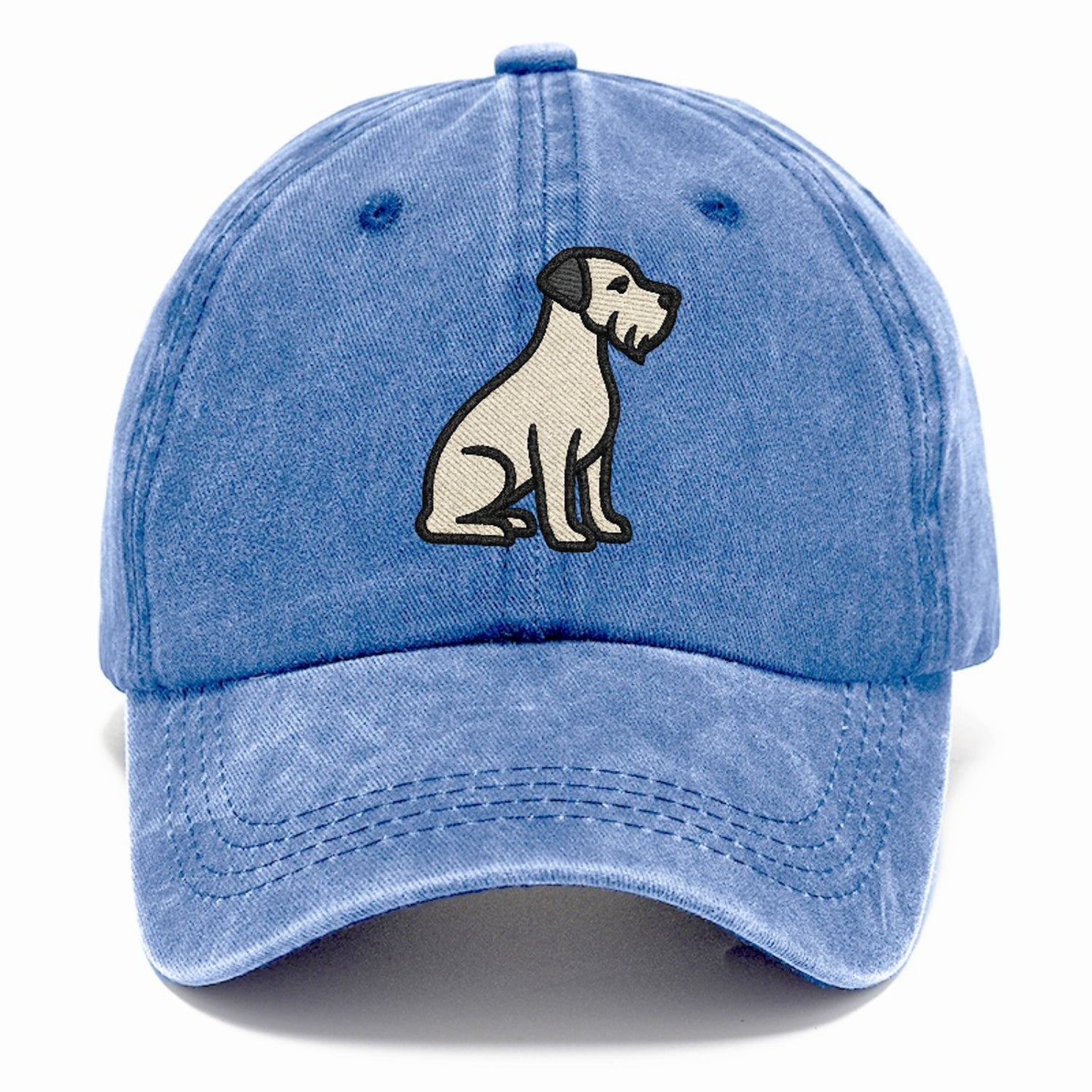 Cesky Terrier Gray Design Hat