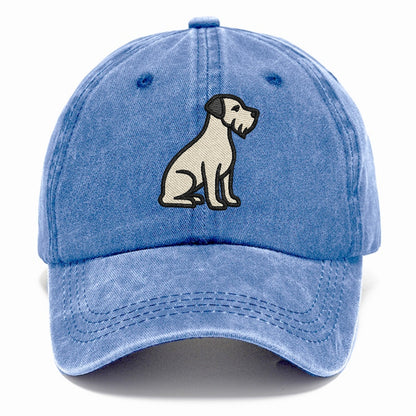 Cesky Terrier Gray Design Hat