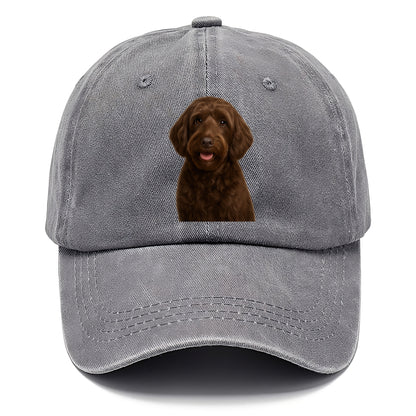 labradoodle portrait design Hat