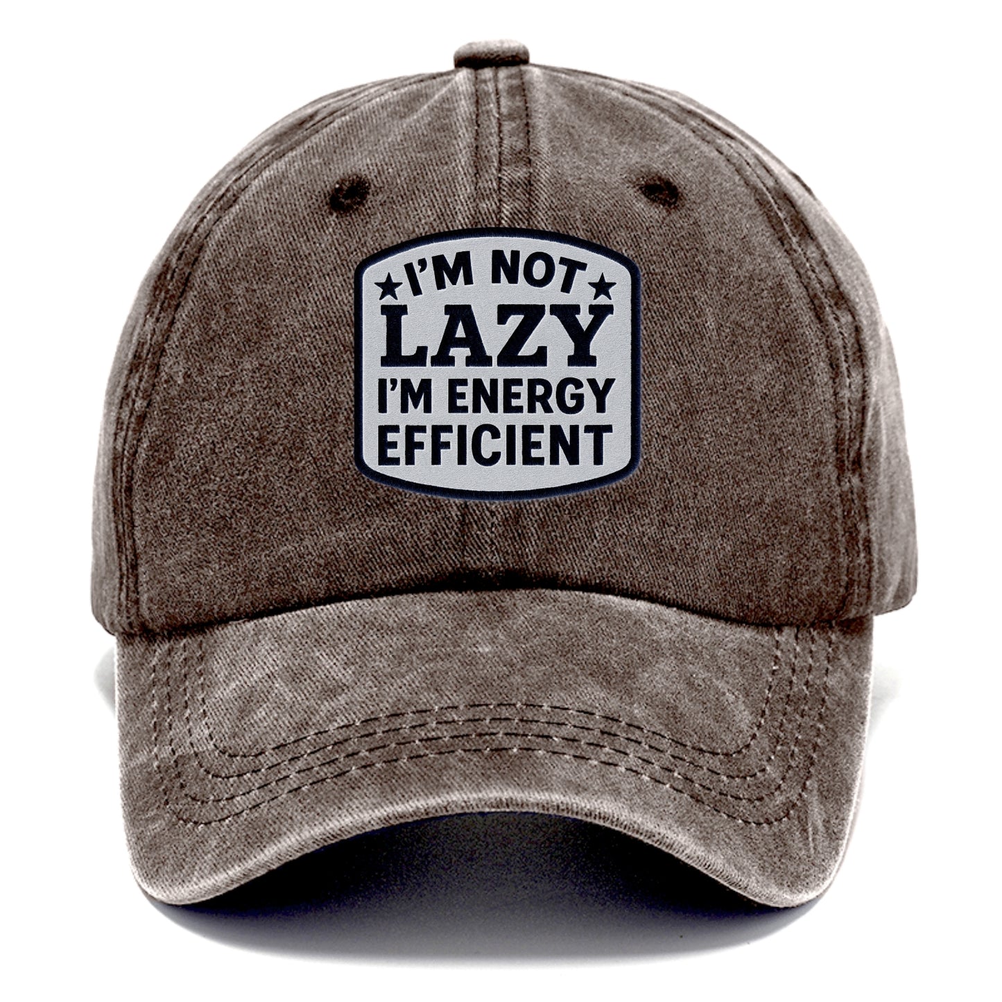 humorous slogan patch Hat