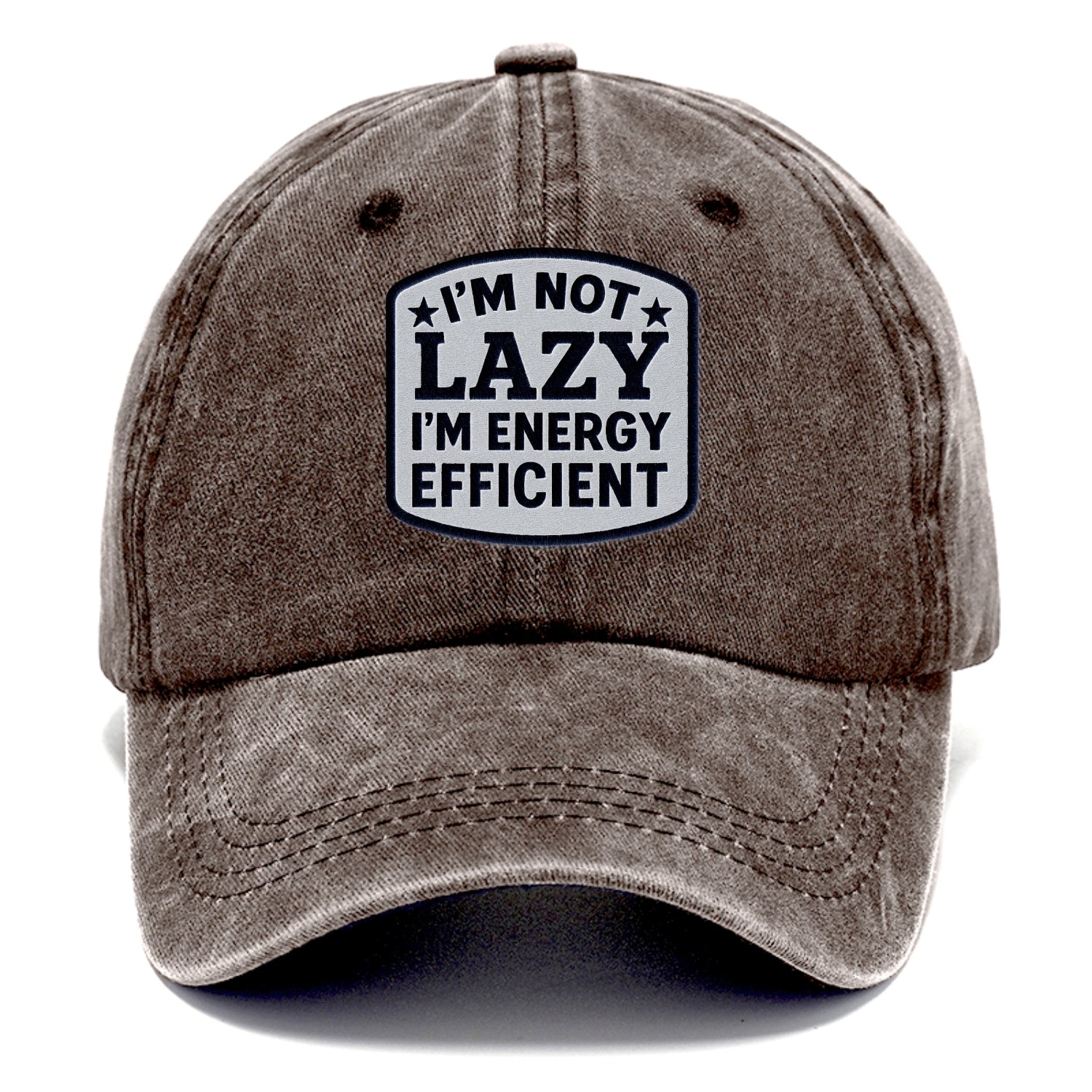 humorous slogan patch Hat