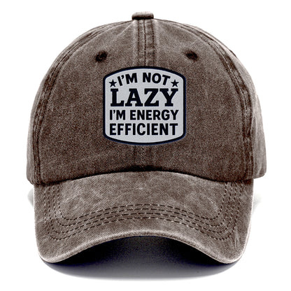 humorous slogan patch Hat