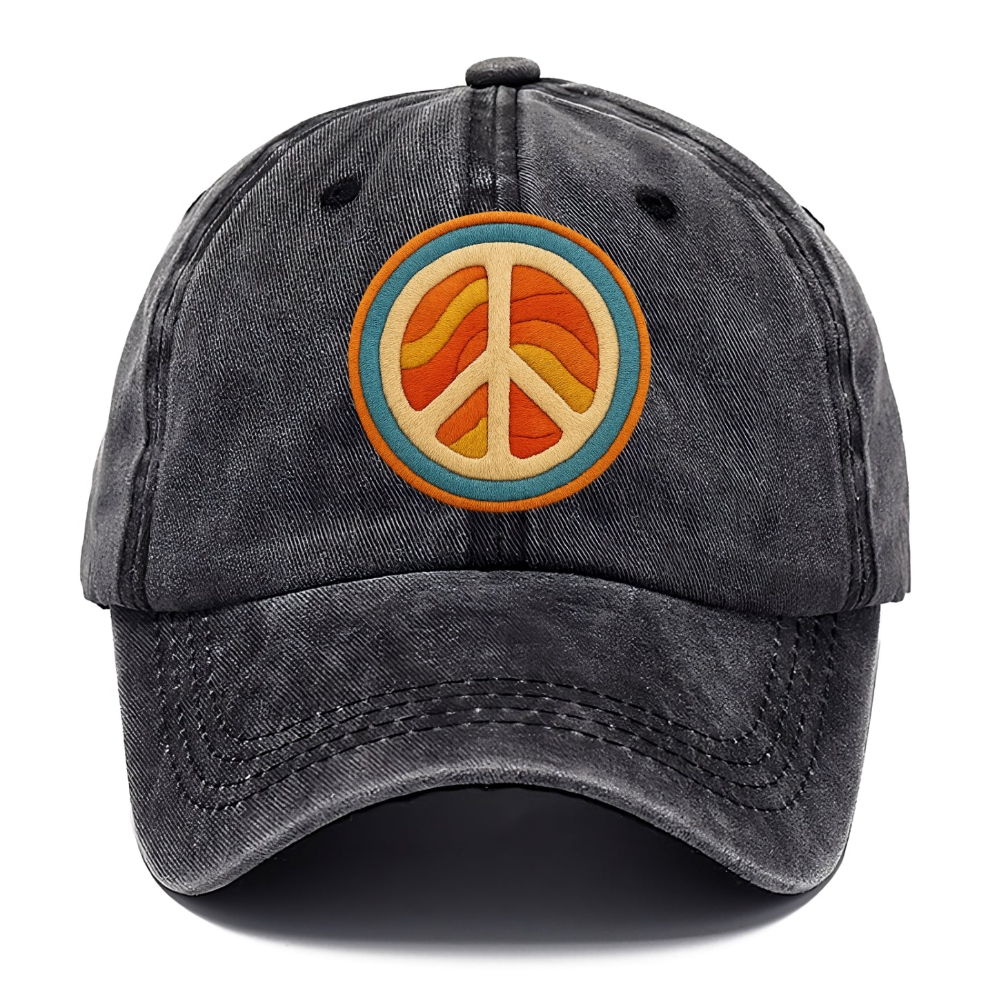 retro peace and harmony Hat