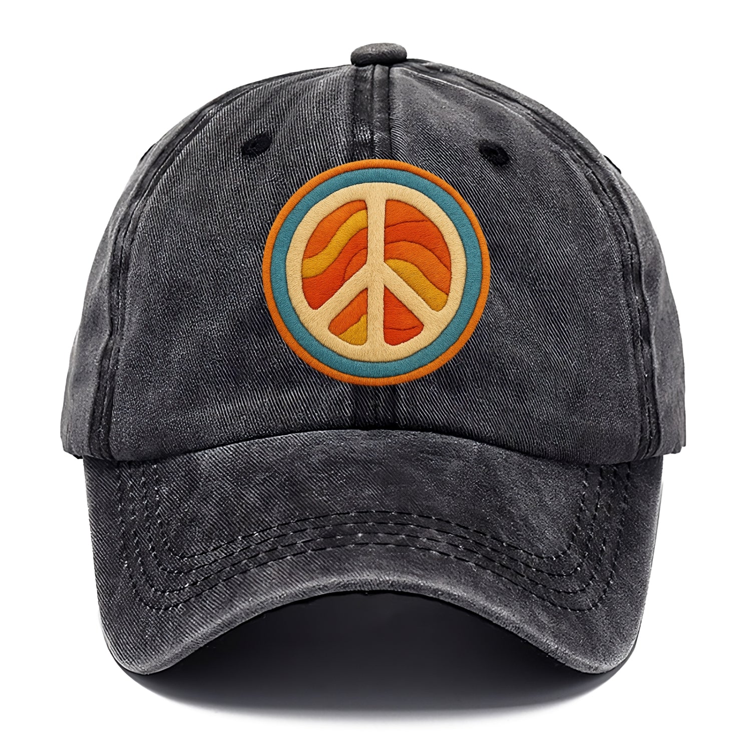 retro peace and harmony Hat