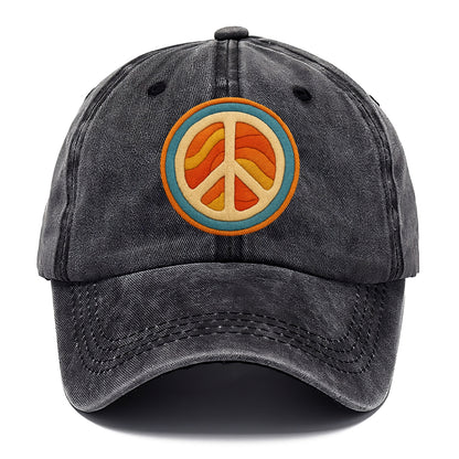 retro peace and harmony Hat