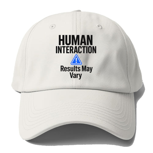 Human Interaction Baseball Cap For Big Heads