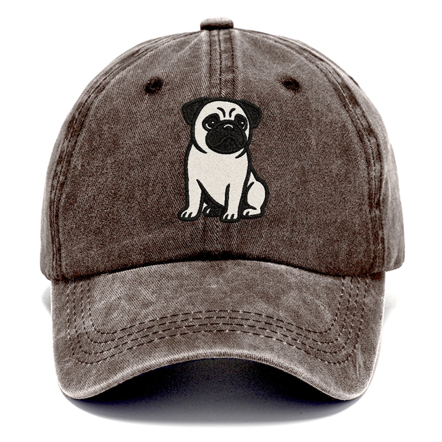 black-pug-charming-companion Hat