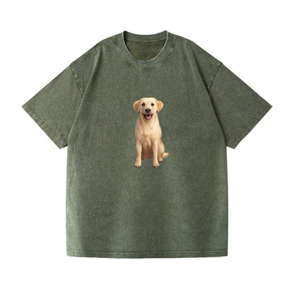 golden labrador puppy digital art Hat