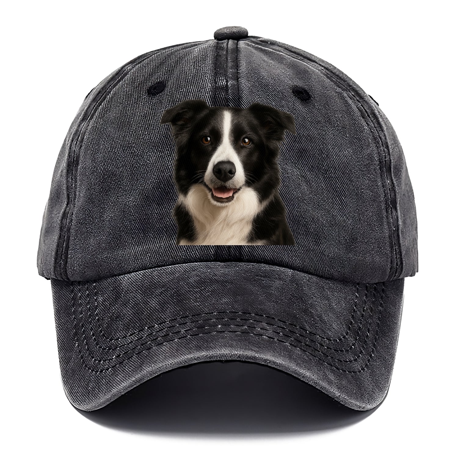 border collie: agile mind, loyal heart Hat