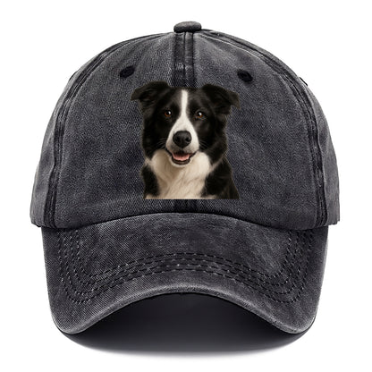 border collie: agile mind, loyal heart Hat