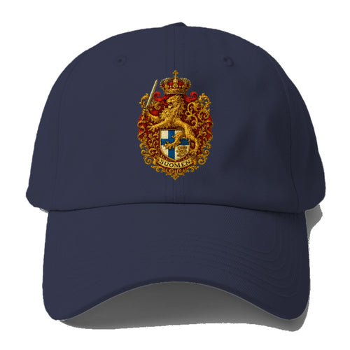 Lion Badge Baseball Cap