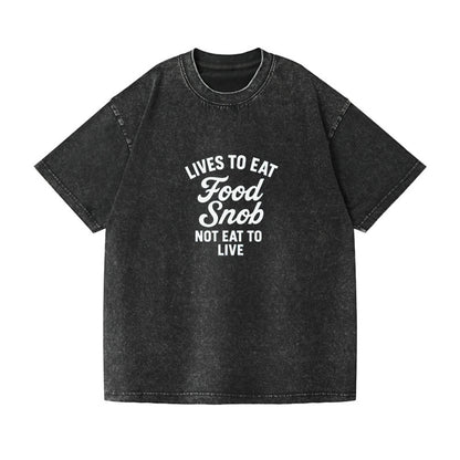 food snob lives to eat Hat