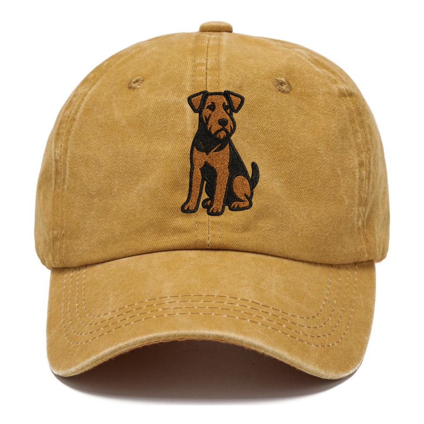 Airedale Terrier Black And Tan Design Hat