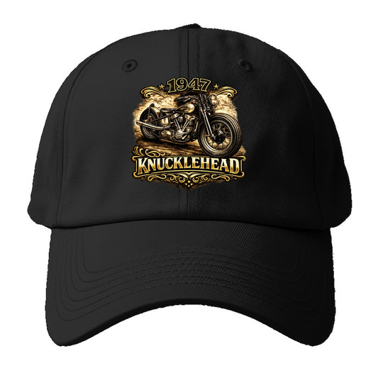 1947 Knucklehead Bobber - Baseball Cap