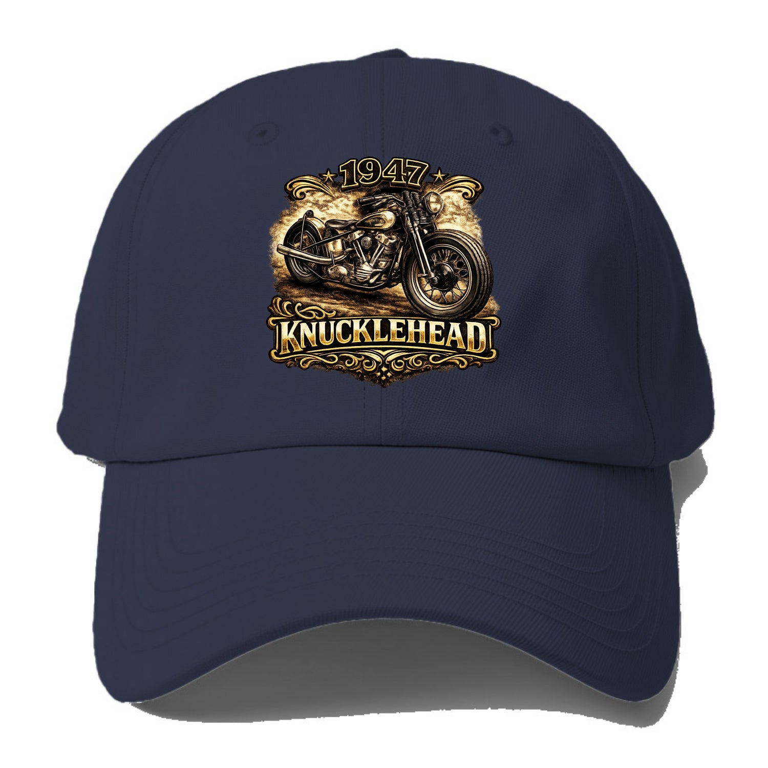 1947 Knucklehead Bobber - Baseball Cap