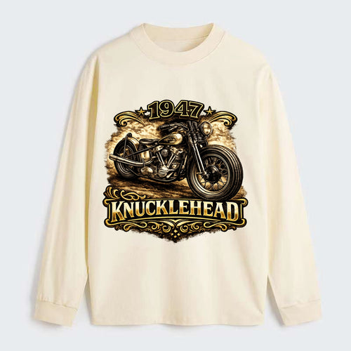 1947 Knucklehead Bobber - Classic Long Sleeve Shirt