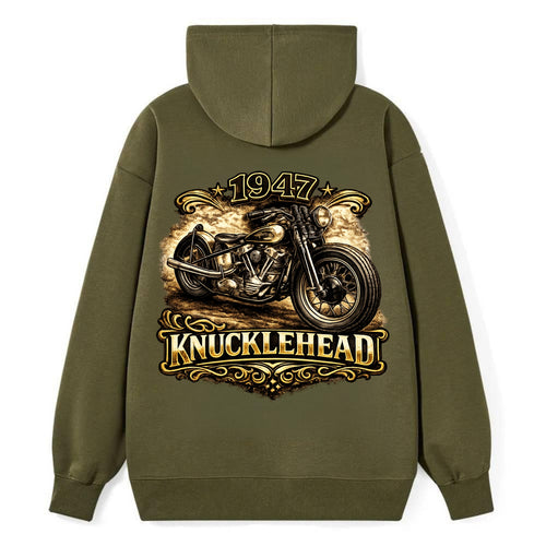 1947 Knucklehead Bobber - Classic Pullover Hoodie