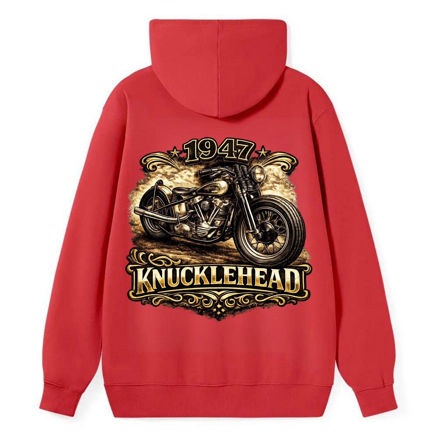 1947 Knucklehead Bobber - Classic Pullover Hoodie