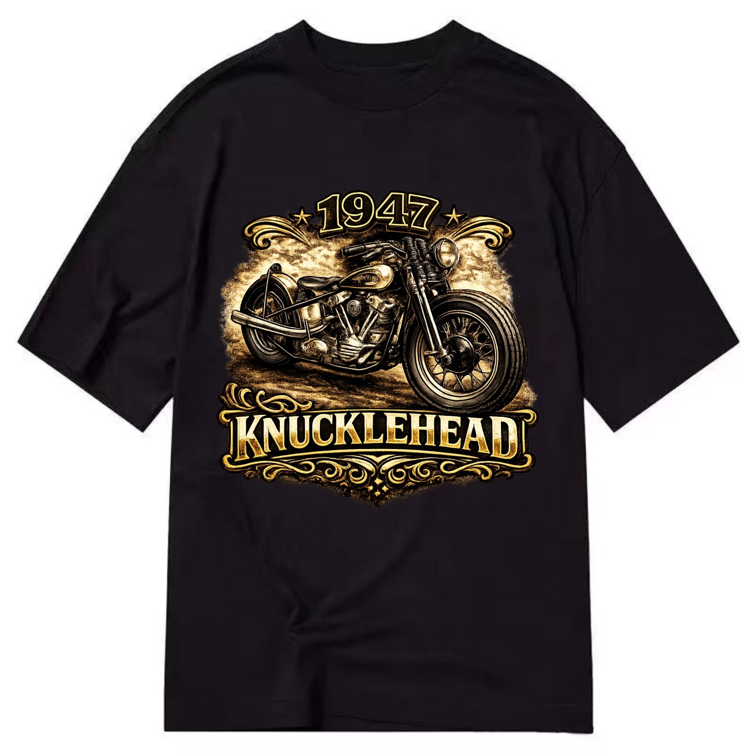 1947 Knucklehead Bobber - Classic T-shirt
