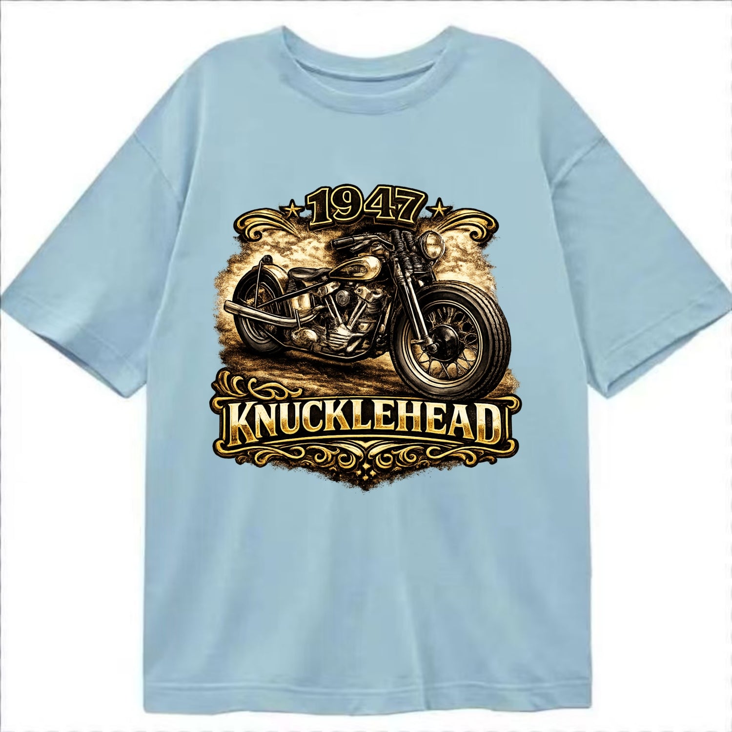 1947 Knucklehead Bobber - Classic T-shirt
