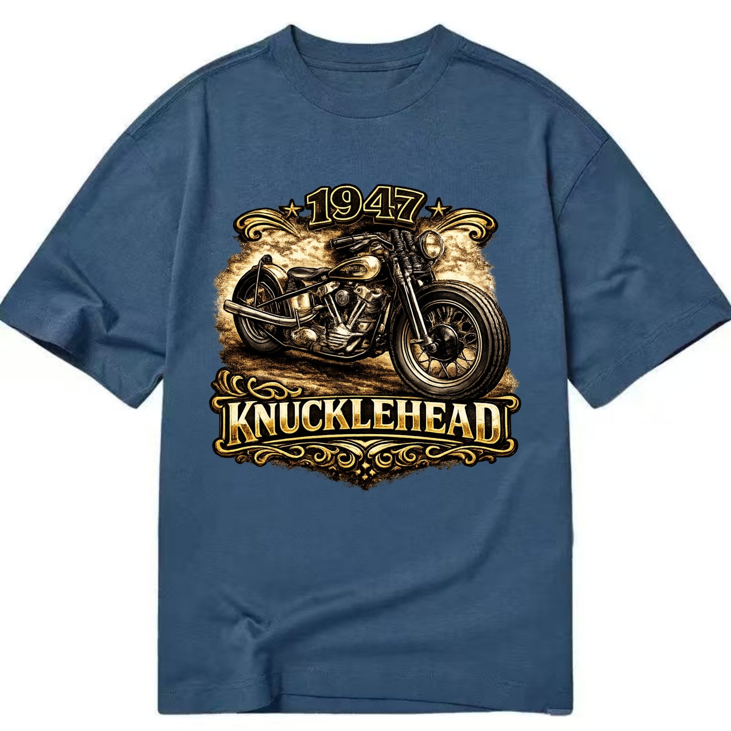 1947 Knucklehead Bobber - Classic T-shirt