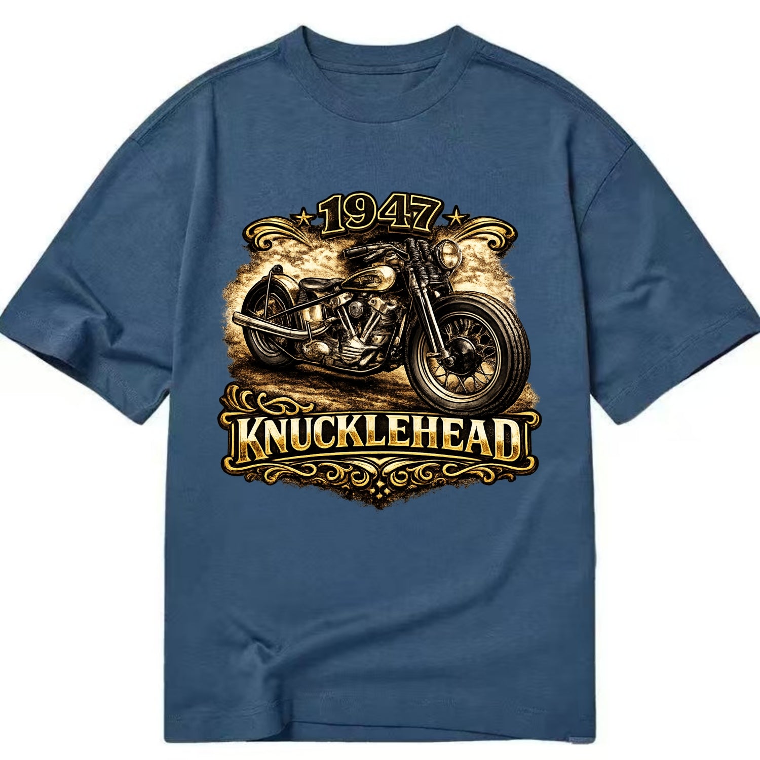 1947 Knucklehead Bobber - Classic T-shirt